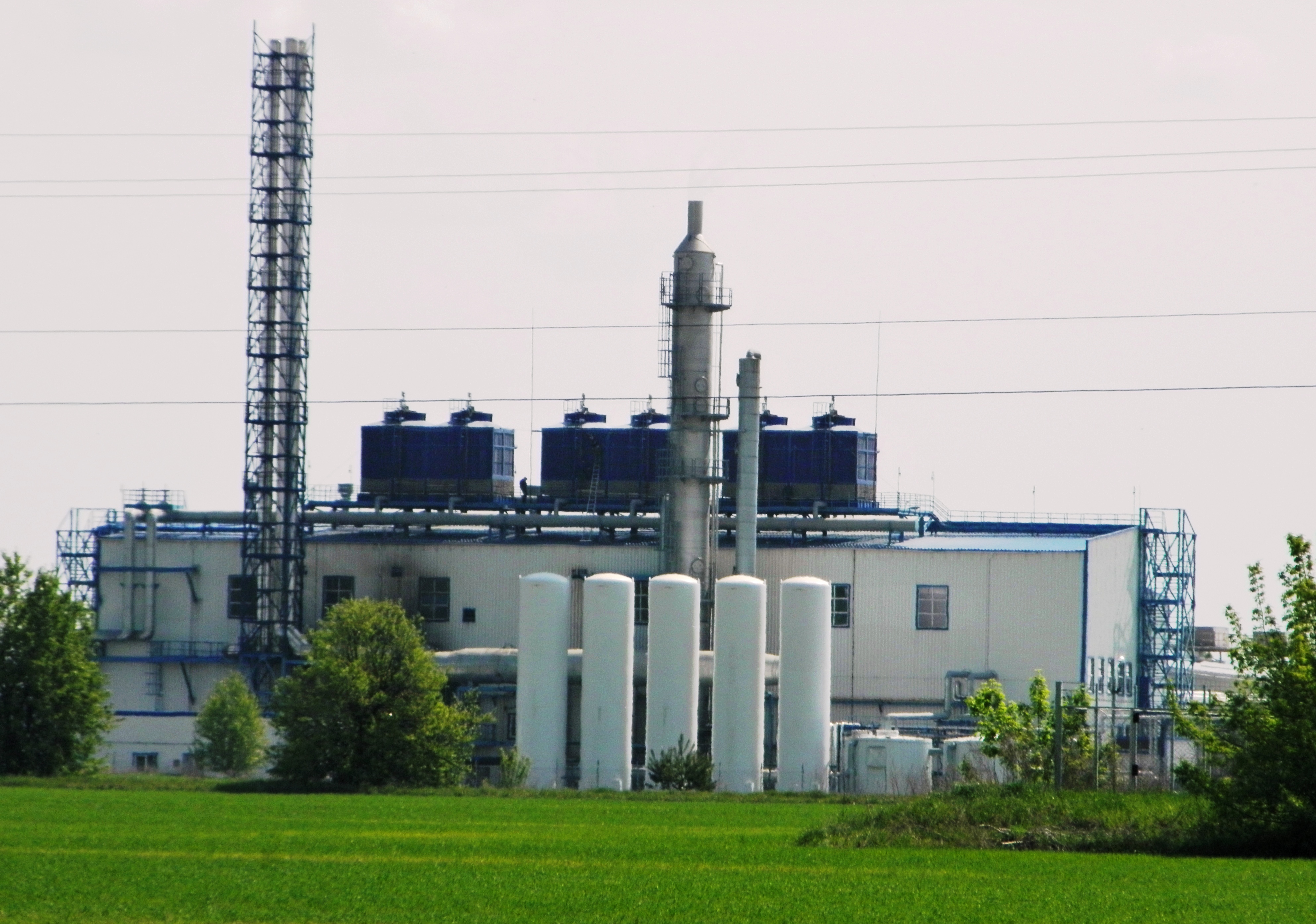 Archive photo of a Coca-Cola combined heat and power facility in Velyka Dymerka on 5 July 2015.