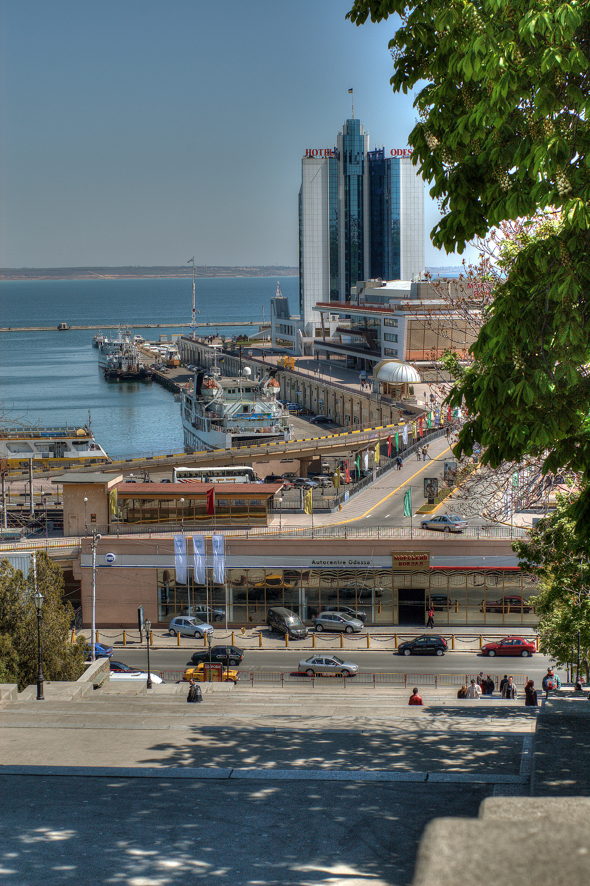 Archive photo of the ferry port in Odesa in May 2007.